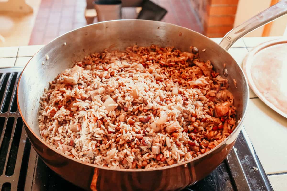 Hoppin' John in a Made In Copper Saucier