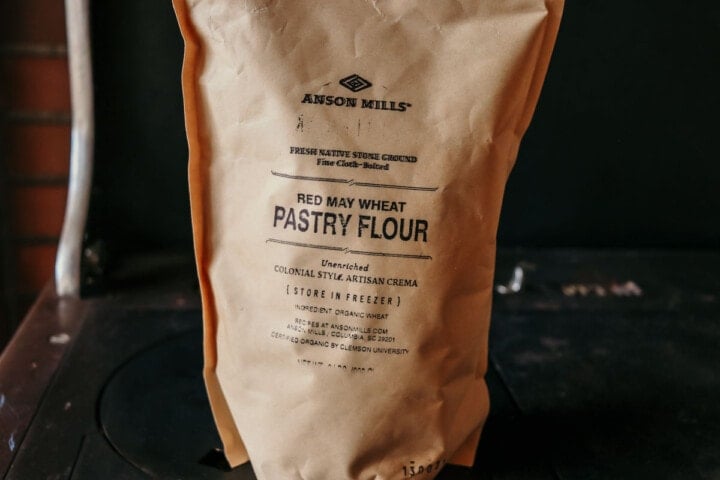 Anson Mills Red May Wheat Pastry Flour in the package
